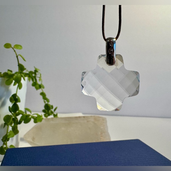 Swarovski Crystal Cross Necklace - Picture 5 of 12